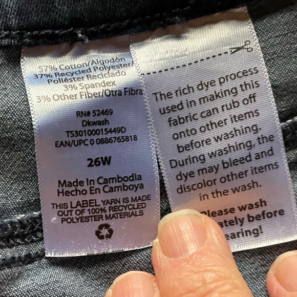 Terra sky capris- preowned! 26 W plus size! - Picture 8 of 9